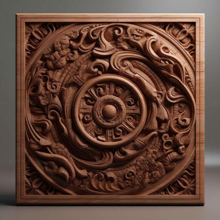 Patterns and decorations (stl centered 2, PATTERN_1426) 3D models for cnc